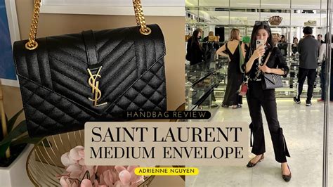 ysl medium envelope bag review